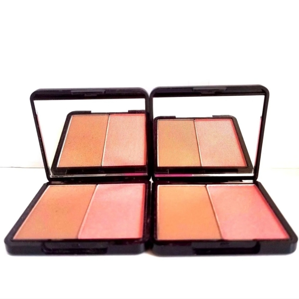 2pk Your Best Friend YBF Golden Gleam Bronzer & Baby Pink Blush 0.39 oz UNBOX